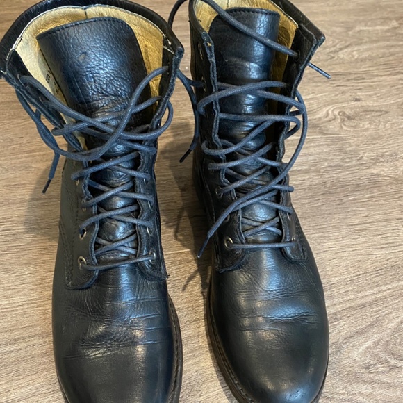 Frye Veronica Combat boots - Black Size 8.5 - Picture 2 of 6